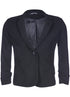 Veste manches plissées - Noir - 1