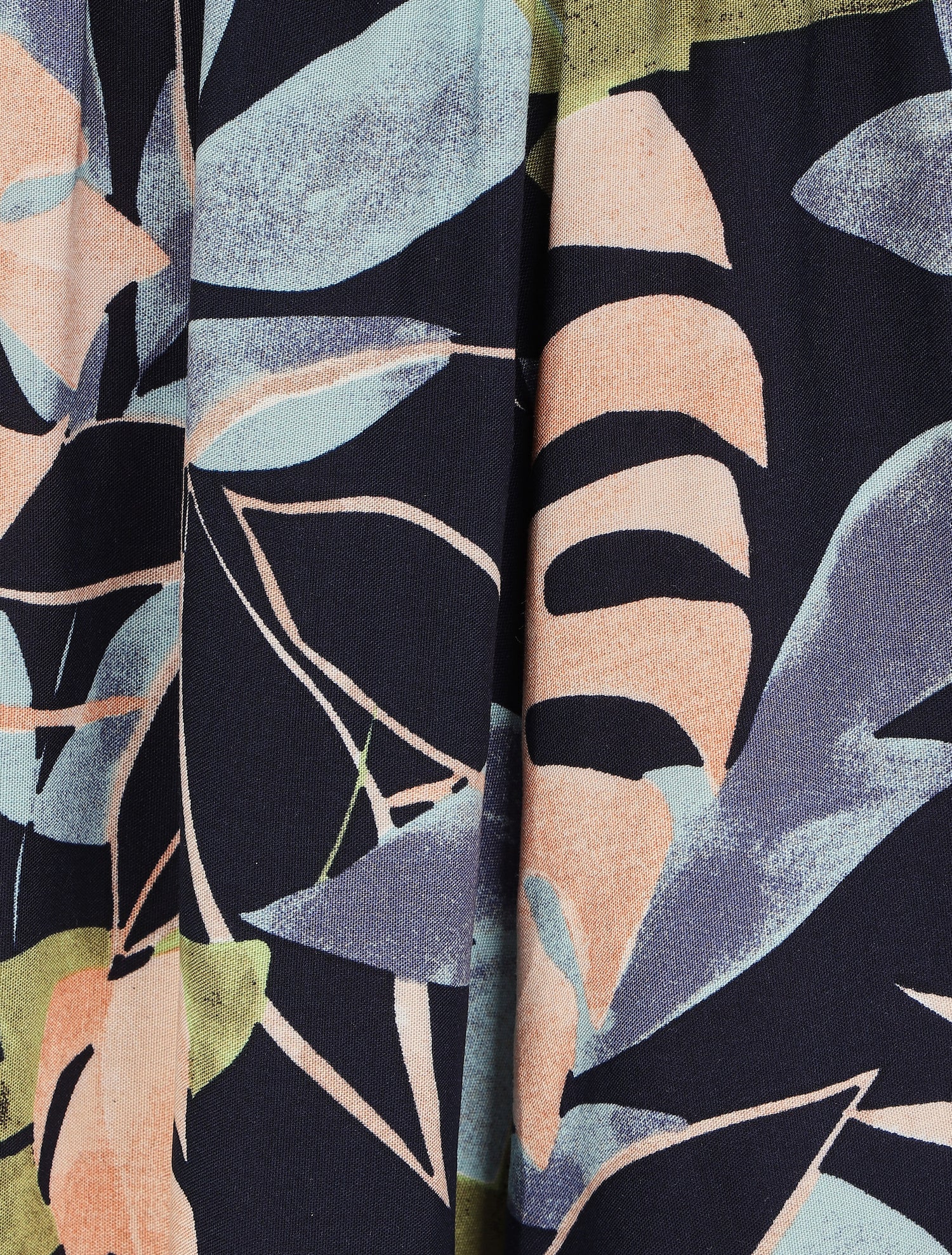 Short fluide imprimé tropical - Marine - 3