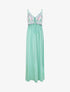 Robe longue à buste crochet - Vert d&