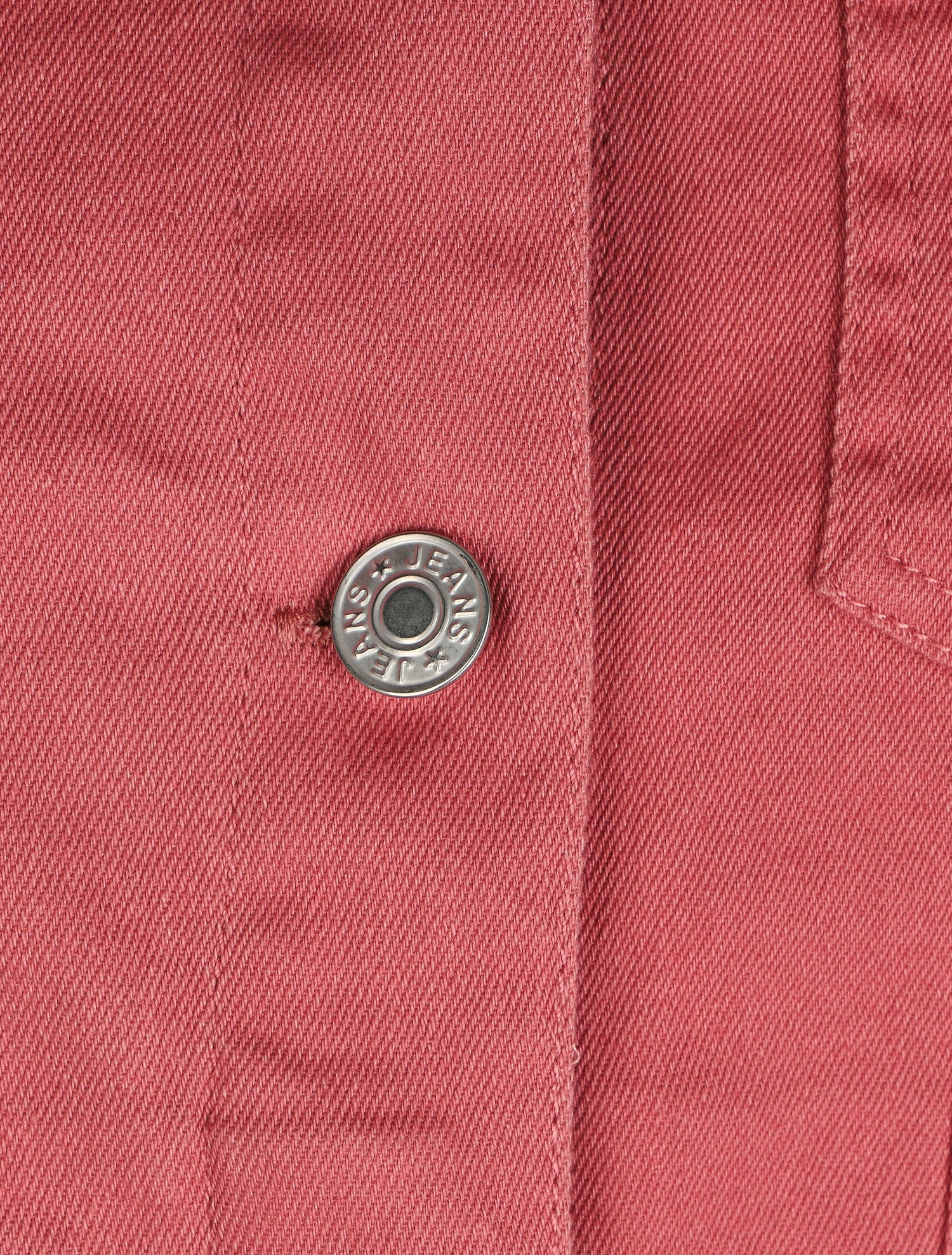 Veste oversize en jean basique - Rose - 3