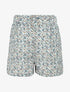Short à imprimé floral - Bleu ciel - 1