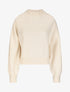 Pull col à perles - Beige - 5