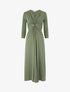 Robe longue fluide - Kaki - 1
