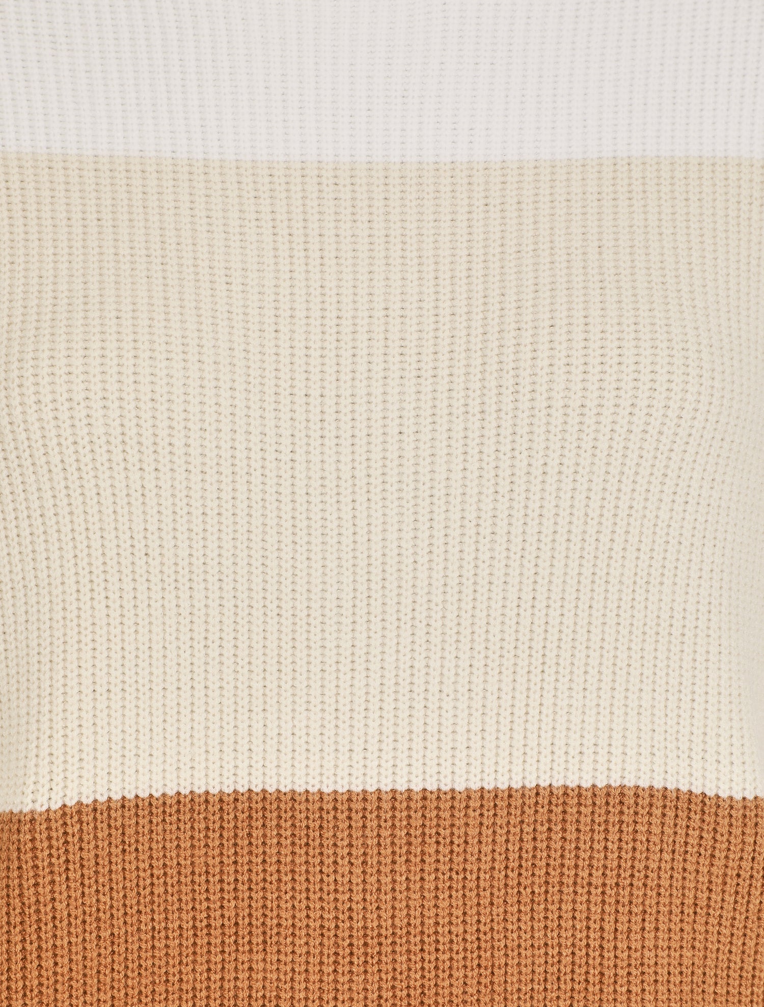 Pull oversize grandes rayures - Beige/camel - 3