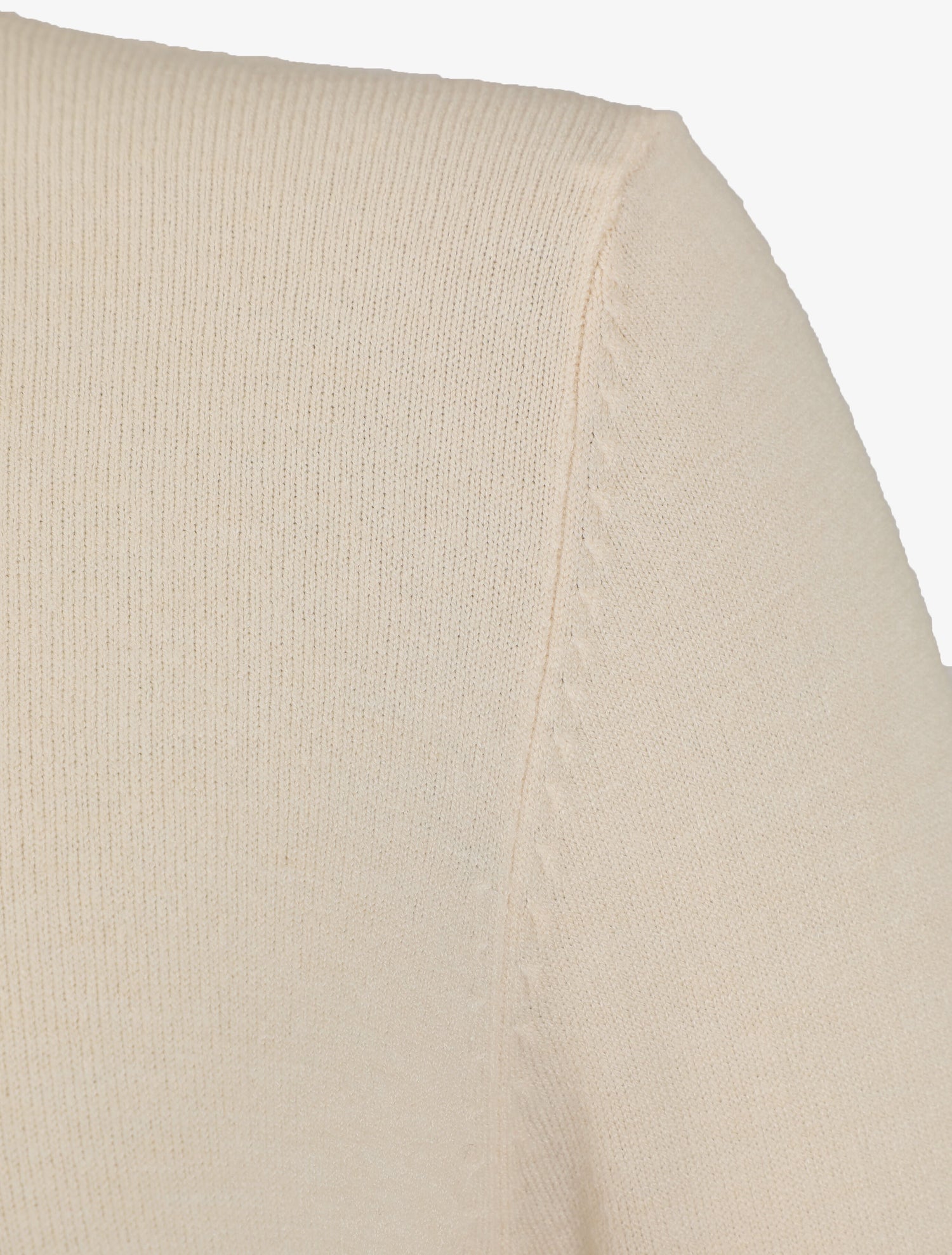 Pull fin en cachemire mélangée à col montant - Beige - 3