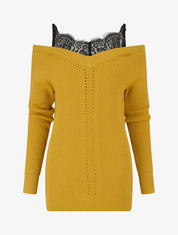 Pull col bardot et débardeur trompe l&