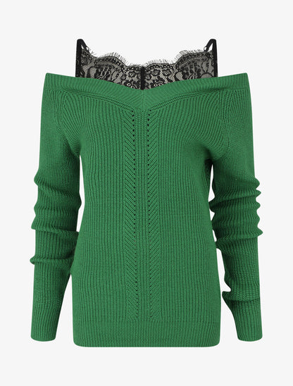 Pull col bardot et débardeur trompe l&