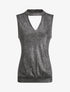 Top dos nu pailleté - Argent - 5
