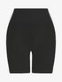 Short uni côtelé - Noir - 1