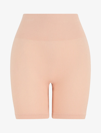 Short uni côtelé - Rose - 4