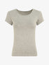 T-shirt ajusté manches courtes uni - Gris chiné - 4
