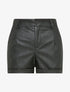 Short en simili à revers - Noir - 4
