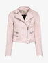 Perfecto court en suédine - Rose - 1