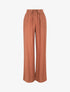 Pantalon droit et fluide uni - Brique - 5