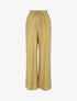 Pantalon droit et fluide uni - Vert anis - 5