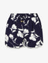 Short fleuri bords en crochet - Marine - 5