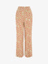Pantalon ample à imprimé fantaisie - Taupe - 5