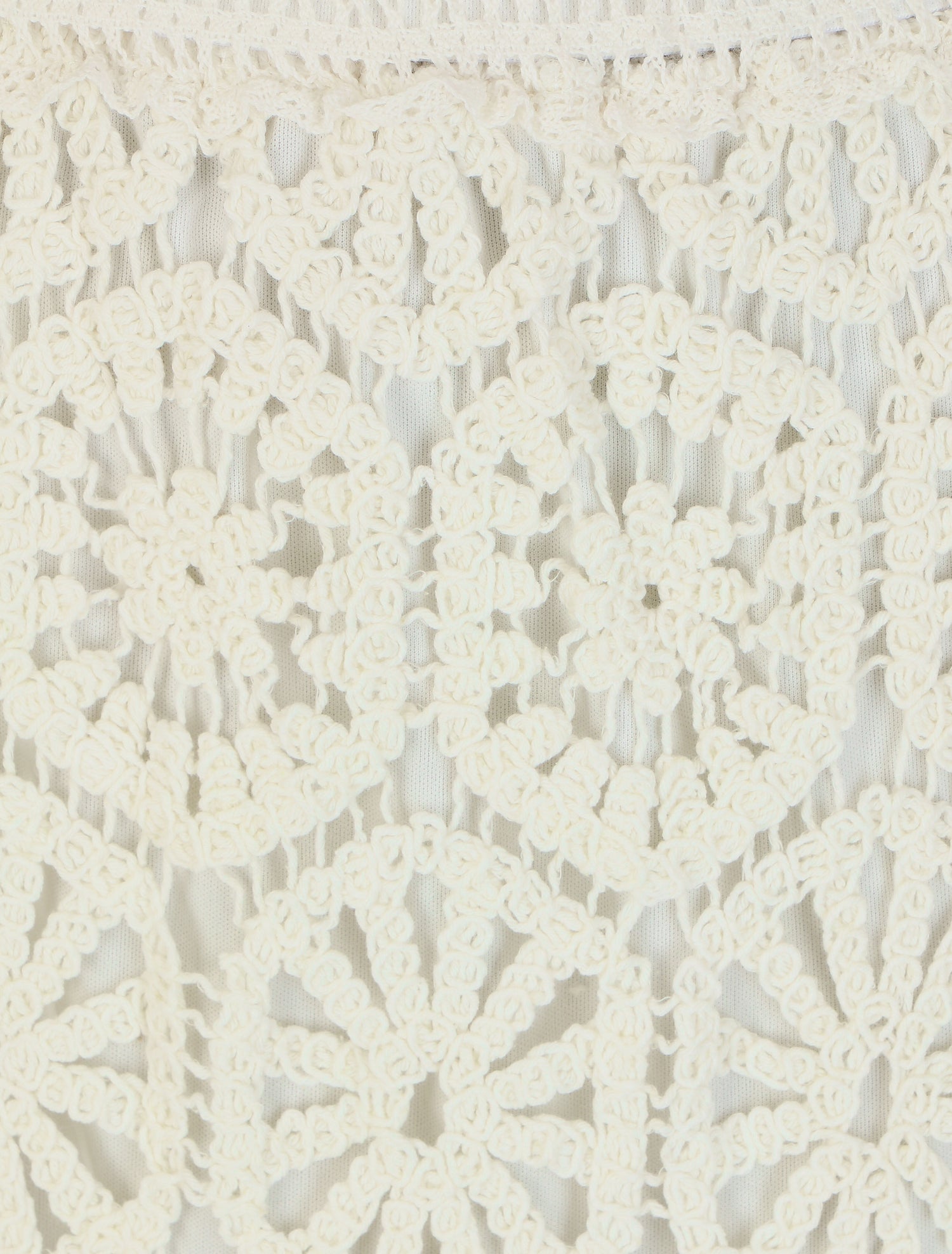 Jupe longue crochet - Blanc - 3