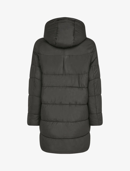 Doudoune oversize à capuche - Noir - 2