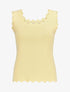 Top en maille sans manches - Jaune - 1