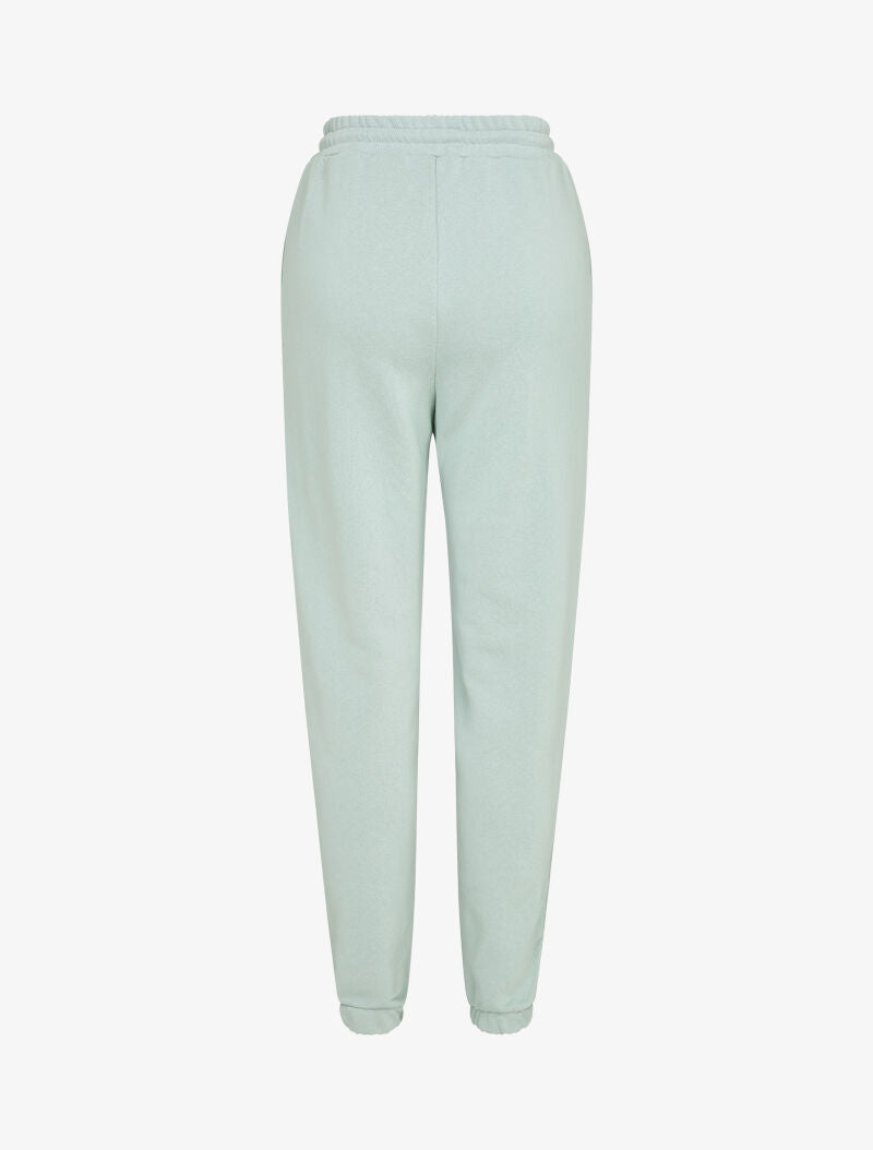 Jogging uni à broderie - Vert d&