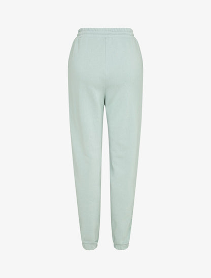 Jogging uni à broderie - Vert d&