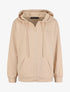 Sweat à capuche zippé - Beige - 3