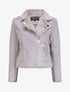 Veste fourrée à coutures contrastantes - Gris - 4
