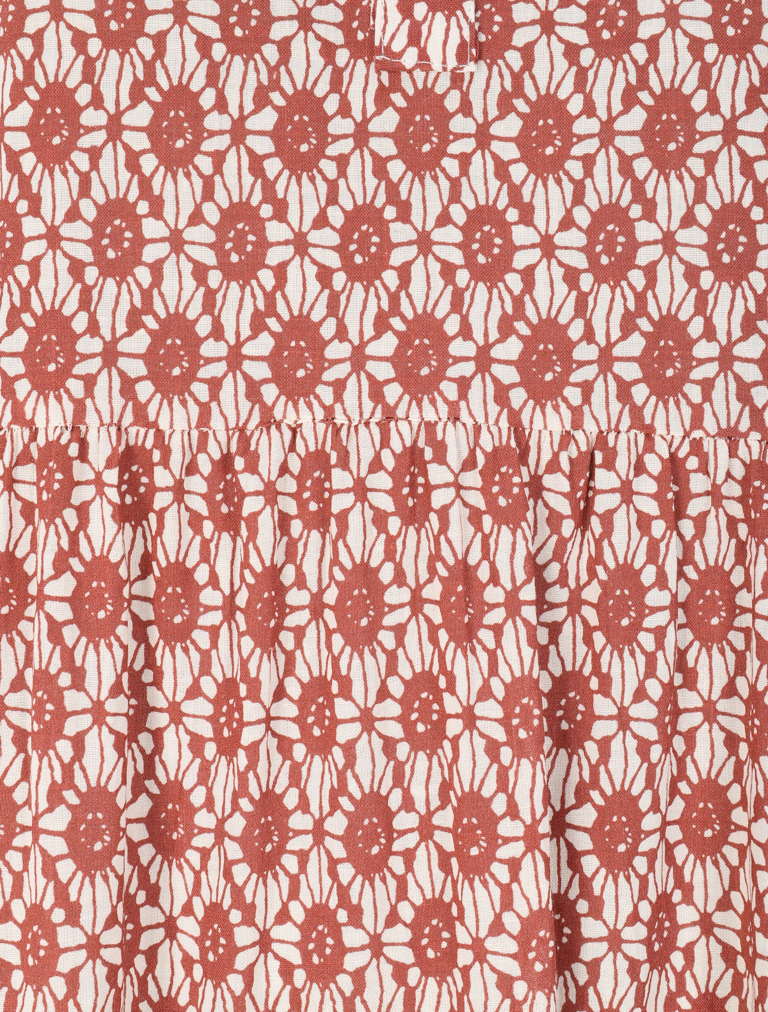 Robe longue à imprimé baroque - Vieux rose - 3