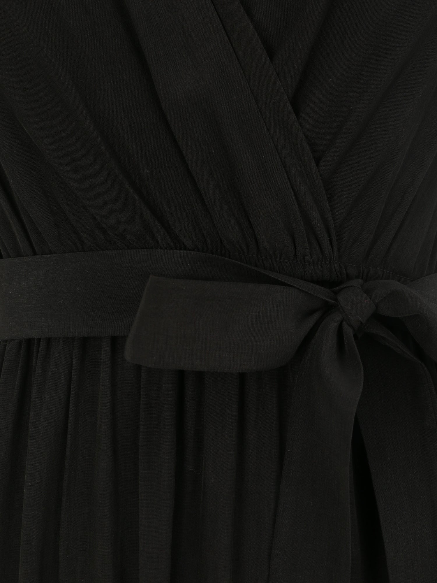 Robe empire à manches volantées - Noir - 6