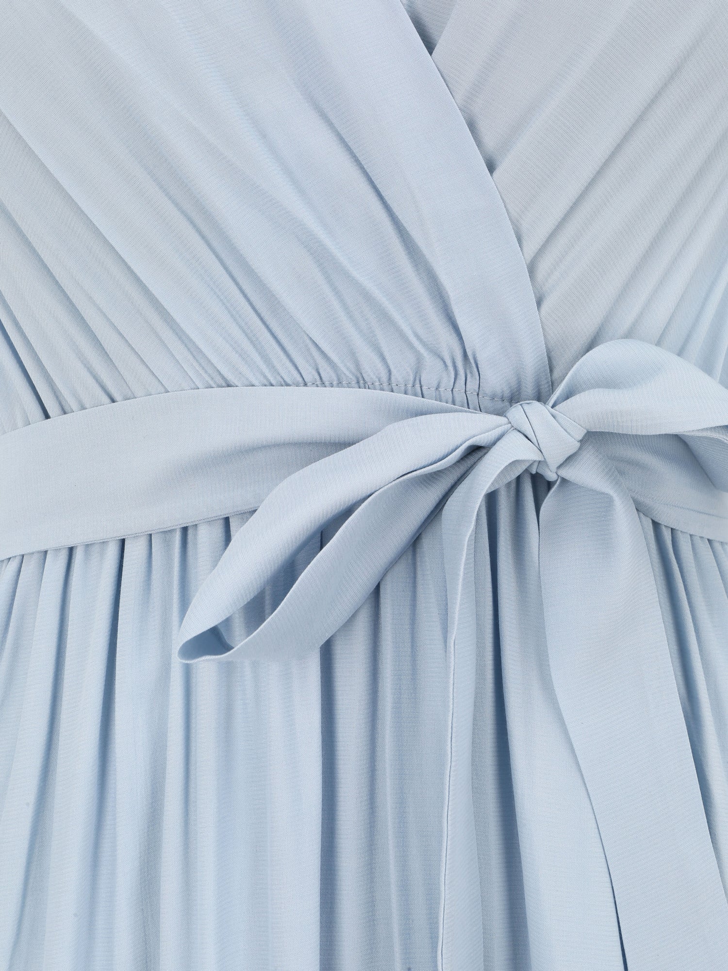 Robe empire à manches volantées - Bleu ciel - 3