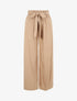 Pantalon fluide uni - Beige - 1