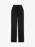Pantalon fluide uni - Noir - 1