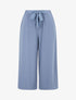 Pantalon ample uni - Bleu - 4