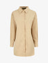 Chemise oversize coupe droite - Beige - 4