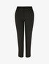 Pantalon fluide élastiquée - Noir - 1