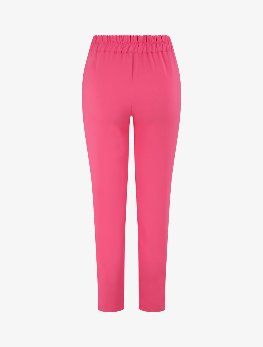 Pantalon fluide élastiquée - Fushia - 2