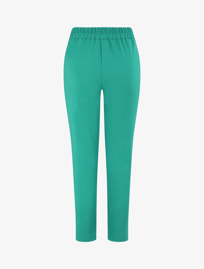 Pantalon fluide élastiquée - Vert - 2