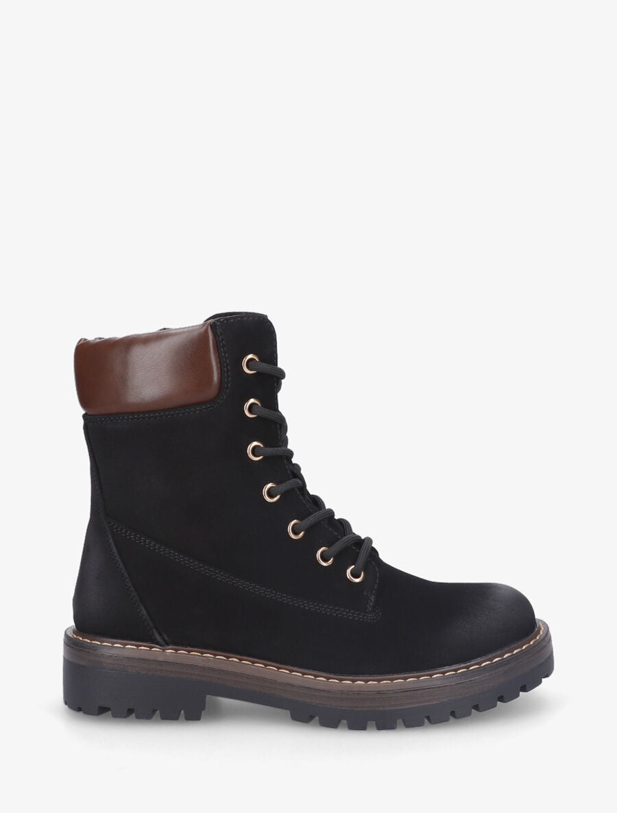 Bottines montantes et zippées - Noir - 1