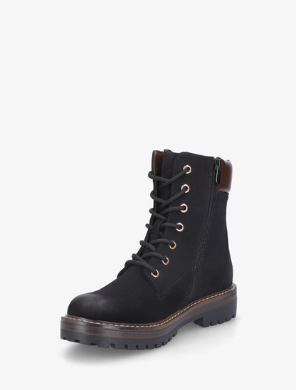 Bottines montantes et zippées - Noir - 3