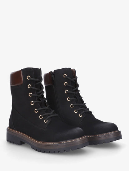 Bottines montantes et zippées - Noir - 4