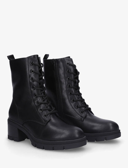Bottines montantes à talon - Noir - 4