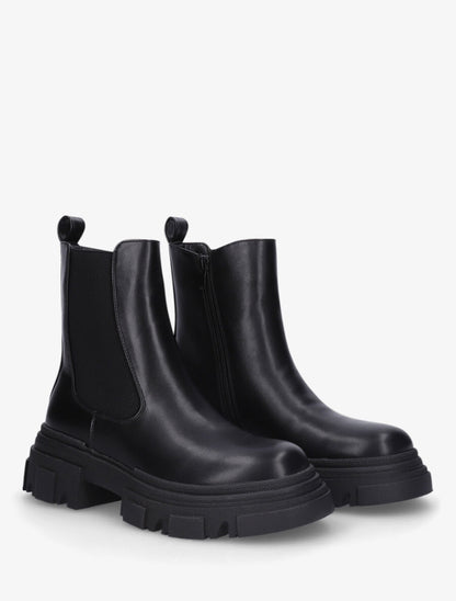 Bottines classiques élastiquées - Noir - 4