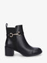 Bottines élastiquées sanglées - Noir - 5