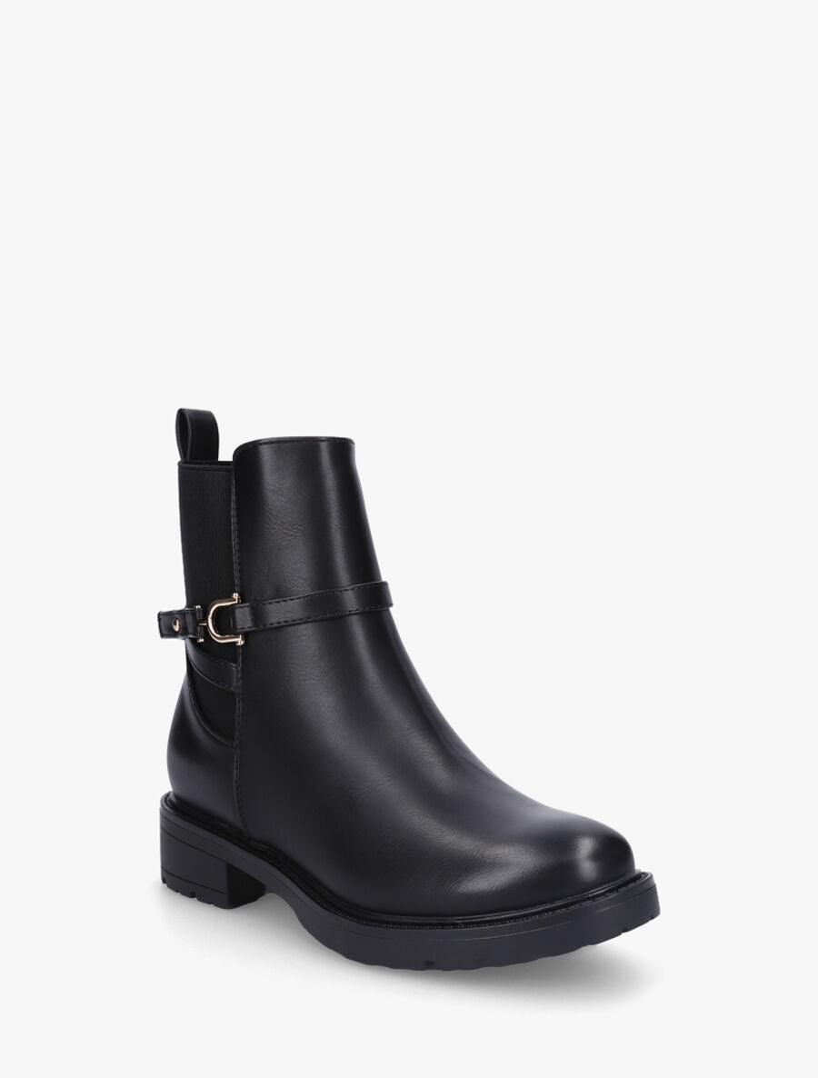 Bottines plates montantes - Noir - 2
