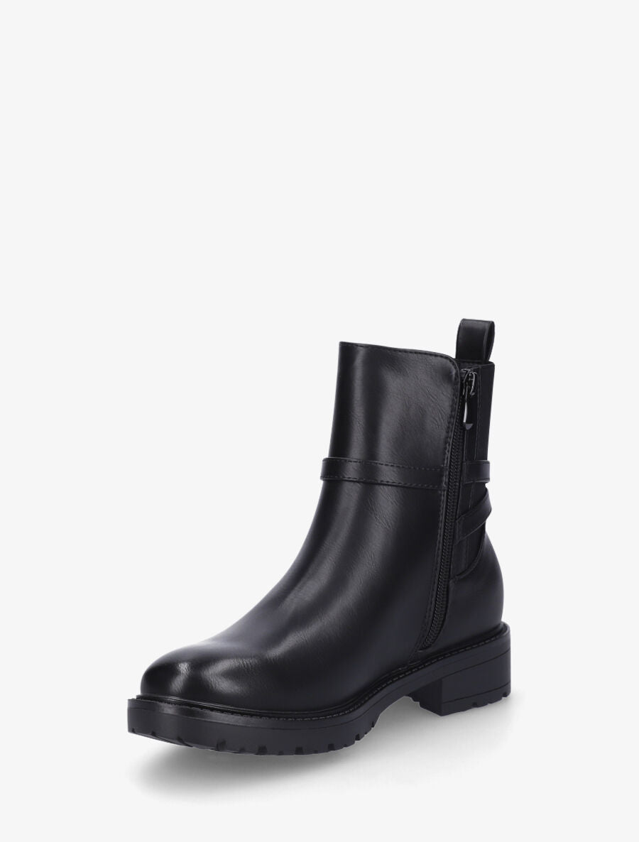 Bottines plates montantes - Noir - 3