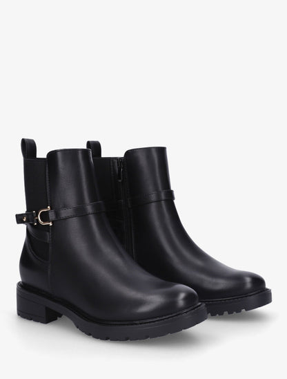 Bottines plates montantes - Noir - 4