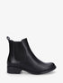 Bottines unies élastiquées - Noir - 5