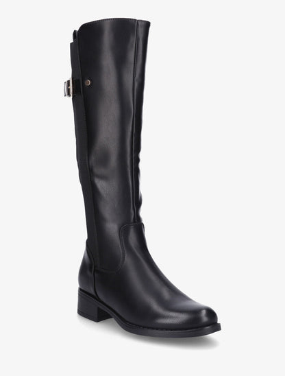 Bottes plates élastiquées à boucle - Noir - 2