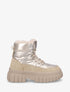Bottines fourrés effet matelassé - Beige - 1